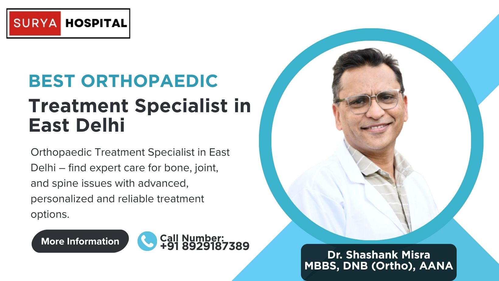 Best Orthopaedic Treatment Specialist in East Delhi